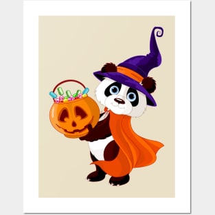 Panda Halloween Costume Posters and Art